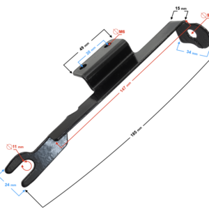 Wspornik reflektora prawy cz.2 do Volcano 50