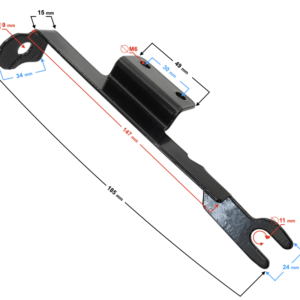 Wspornik reflektora lewy cz.2 do Volcano 50