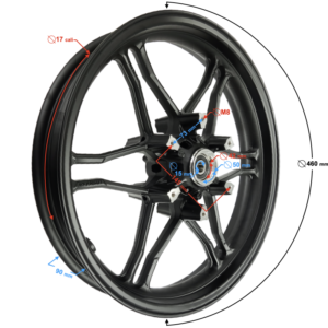 Felga przód 2,75-17 VOGE 300AC (290020658-0002)