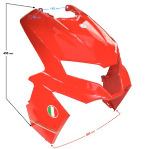 Obudowa reflektora czerwona Active 50cc Euro 5