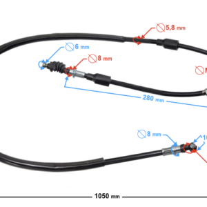 (HURT) Linka sprzęgła do motoroweru Fighter 1
