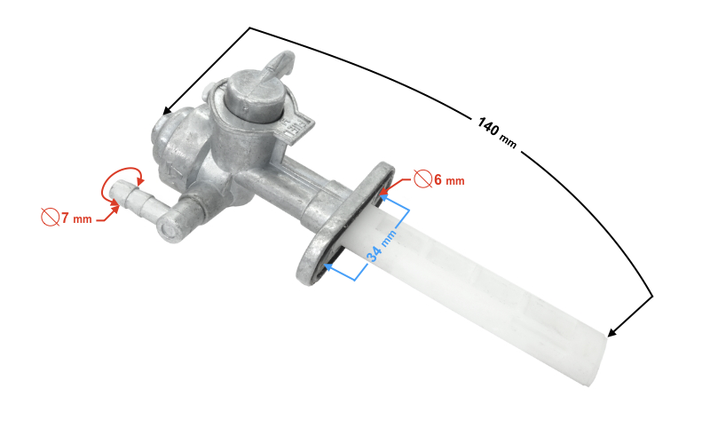 Kranik paliwa do motoroweru Sprint 2
