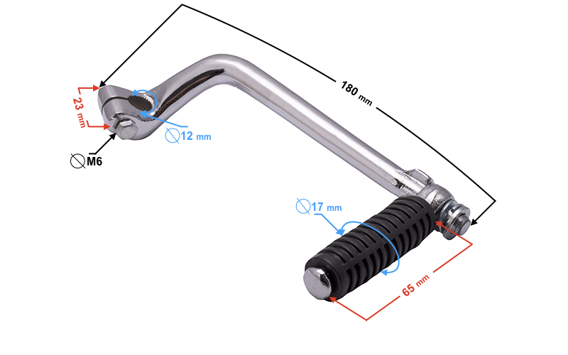 Dźwignia rozrusznika nożnego do motoroweru Ranger Classic