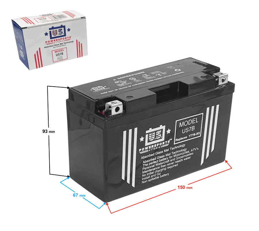 Akumulator AGM US7B
