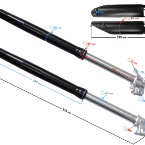 Amortyzatory przednie NXT250 L