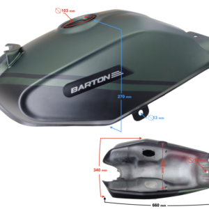 Zbiornik paliwa zielony Stratos 125