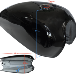 Zbiornik paliwa czarny Ranger Classic