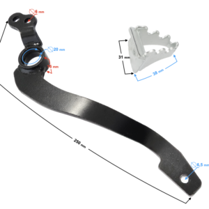 (HURT) Dźwignia hamulca nożnego NXT150