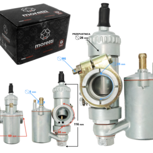 Gaźnik Moretti G20, 125cc 2T, WSK 125