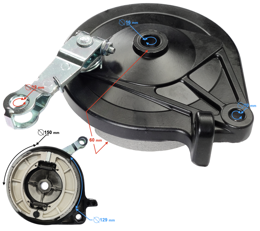 (HURT) Jarzmo zacisku tył ENERGY 2.0