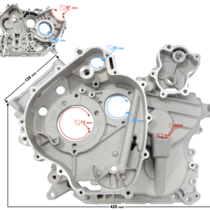 Karter silnika prawy Hisun Tactic 550 (P0150001120A0001)