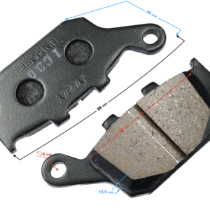 (HURT) Klocki hamulcowe tył VOGE 650DS (292400026-0001)