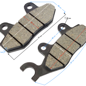 (HURT) Klocki hamulcowe lewy przód VOGE 300AC/300R (291710091-0001)