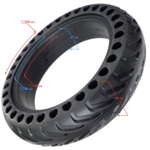 Opona pełna do hulajnogi elektrycznej 8 1/2x2