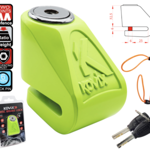 Blokada tarczy hamulcowej KOVIX KN1 zielona fluorescencyjna