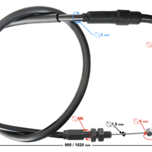 (HURT) Linka gazu powrotu VOGE 500AC / 525ACX / 525DSX Euro 5 (171210761-0001)