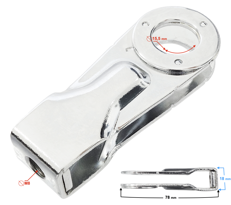 Napinacz łańcucha do motocykla Cafe Racer 50