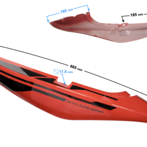 Obudowa tył prawa czerwona Sprint 2