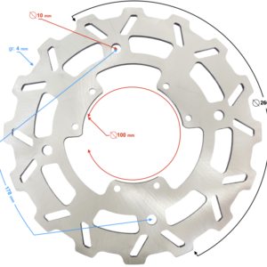Tarcza hamulcowa przednia NXT250 L