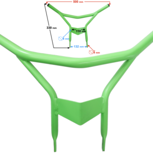 Wspornik Zderzak przedni Pentora zielony