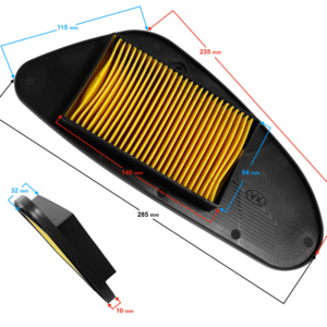 Wkład filtra powietrza Scalpel 50 2