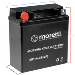 Akumulator Moretti 6V AGM (Gel) 6N11A-4B /  6N11A-3A