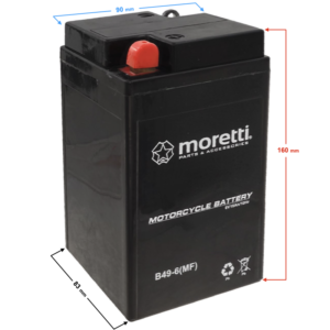 Akumulator Moretti 6V AGM (Gel) B49-6