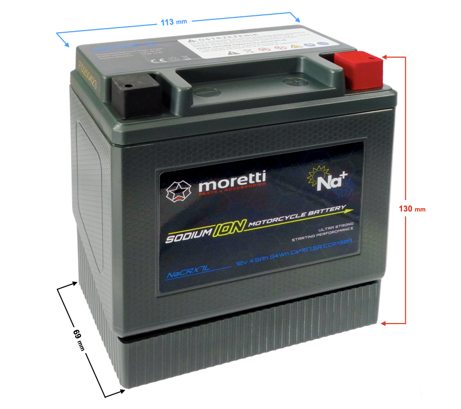 Akumulator Moretti NaCRX7L sodowo jonowy