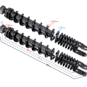 Amortyzatory tył Scalpel 50