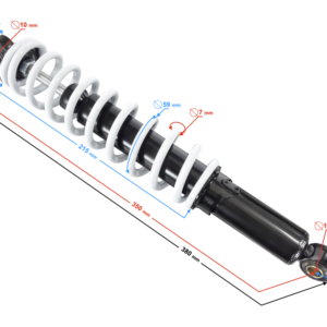 Amortyzator przedni ATV Rocky 125