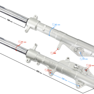 Amortyzatory przód X-trail 125
