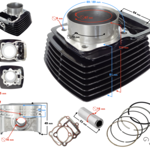 Zestaw cylinder CG250 chłodzony powietrzem