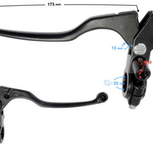 (HURT) Dźwignia sprzęgła do motoroweru FR 2