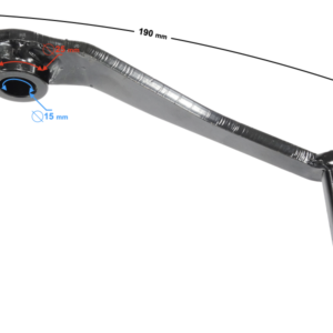 (HURT) Dźwignia hamulca nożnego Stratos 125