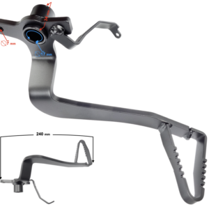 (HURT) Dźwignia hamulca nożna GT 125