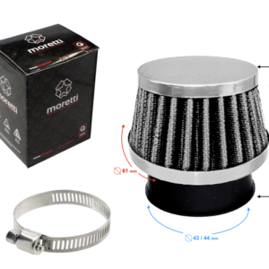 Filtr powietrza stożkowy 42-44 mm Pocket Bike
