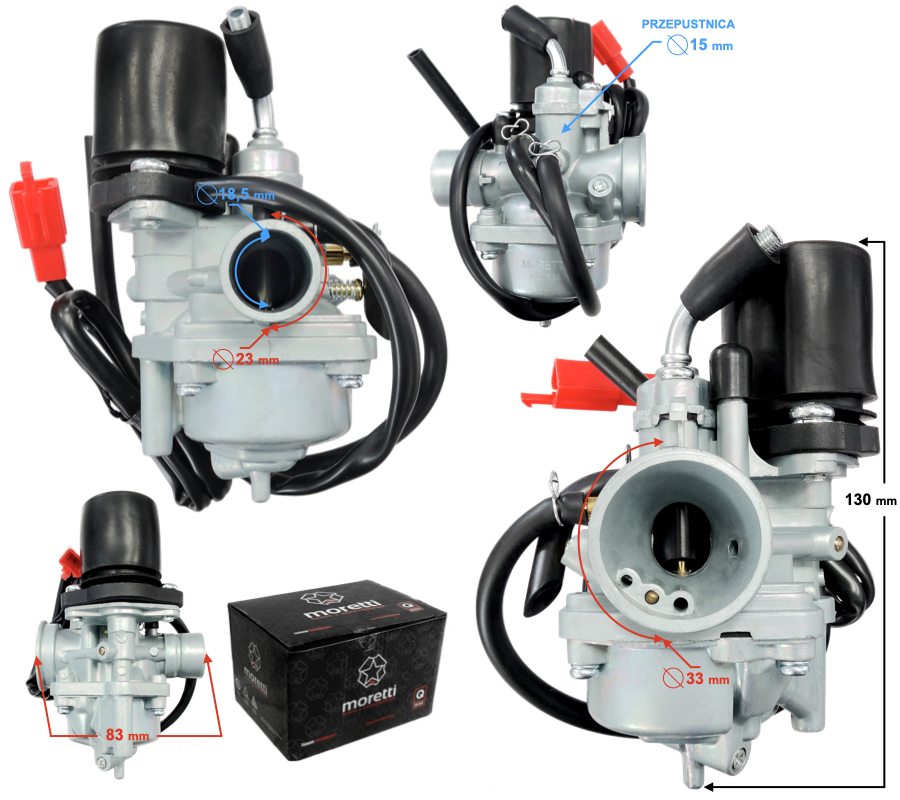 Gaźnik 50cc 2T do skutera Falcon