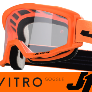 Gogle motocyklowe Just1 Vitro pomarańczowo-czarne