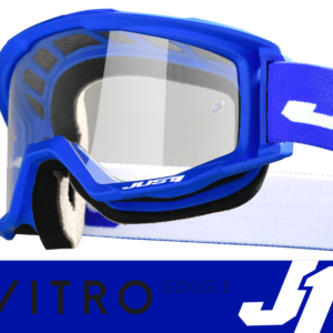 Gogle motocyklowe Just1 Vitro niebiesko-białe