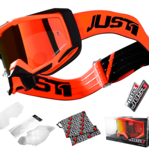 Gogle motocyklowe Just1 IRIS Track ORANGE BLACK