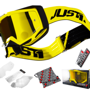 Gogle motocyklowe Just1 IRIS TRACK BLACK YELLOW