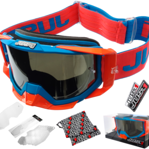 Gogle motocyklowe Just1 IRIS Track ORANGE BLUE