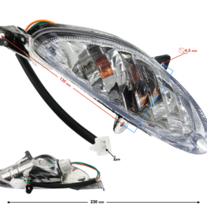 Kierunkowskaz przedni lewy do skutera 21 2