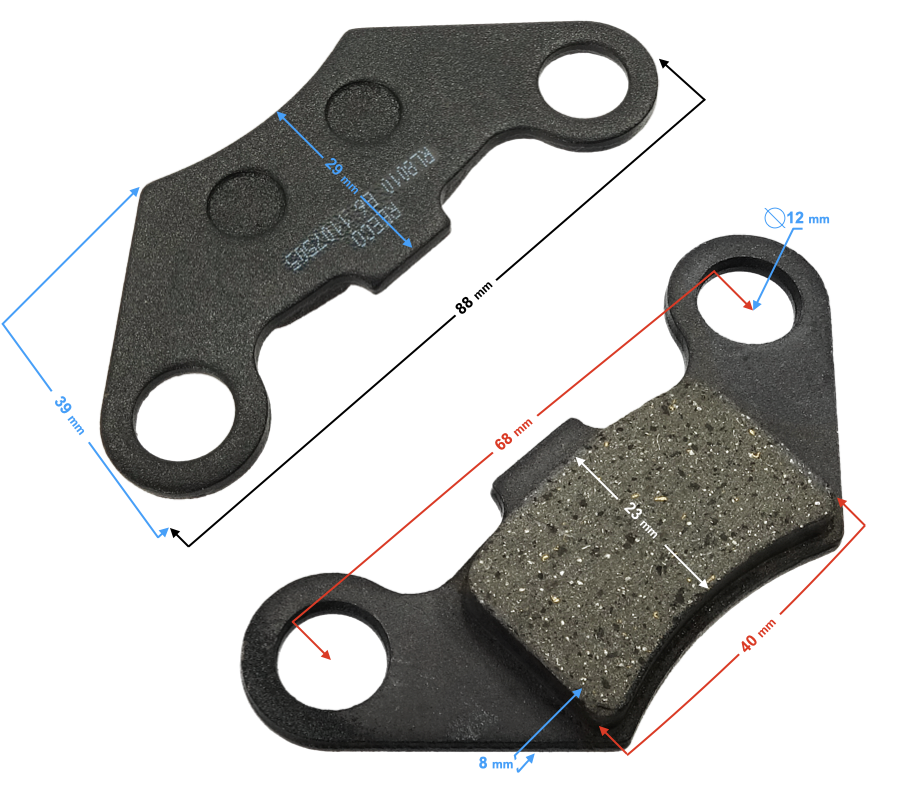 (HURT) Klocki hamulcowe do ATV Force i Eagle