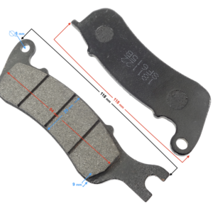 (HURT) Klocki hamulcowe przód Street-R 125