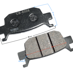 (HURT) Klocki hamulcowe tył X-trail 125