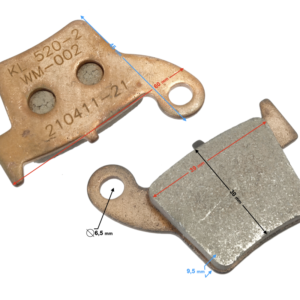 (HURT) Klocki hamulcowe tył NXT300