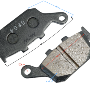 (HURT) Klocki hamulcowe tył VOGE 525ACX / 525DSX (292400025-0001)