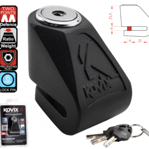 Blokada tarczy hamulcowej KOVIX KN1 czarna