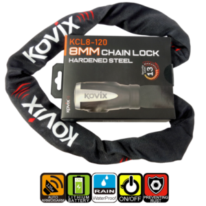 Łańcuch zabezpieczający z alarmem KOVIX KCL8-120
